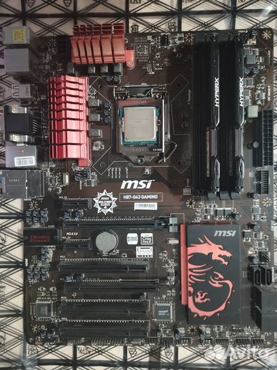 Сборка MSI H87-G43 gaming + i5-4460 + DDR3