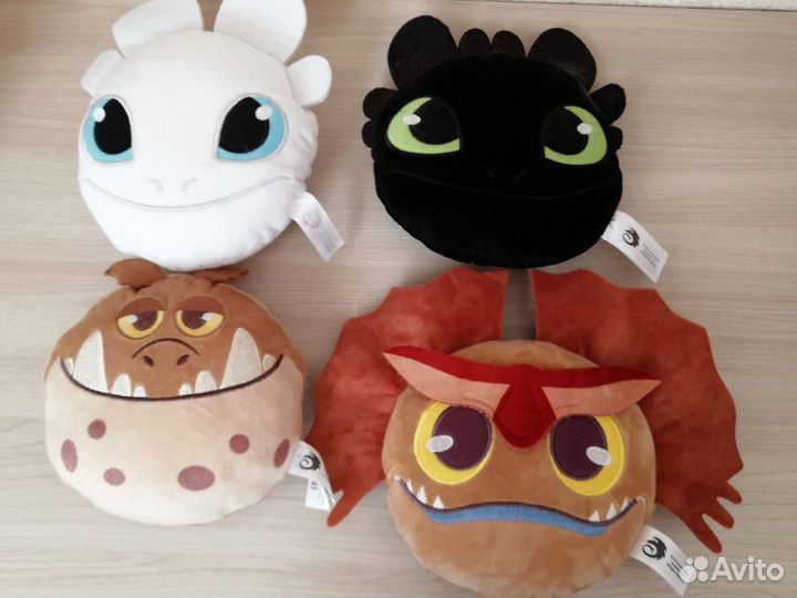 Игрушки подушки грызокрыл, дневная фурия,сарделька