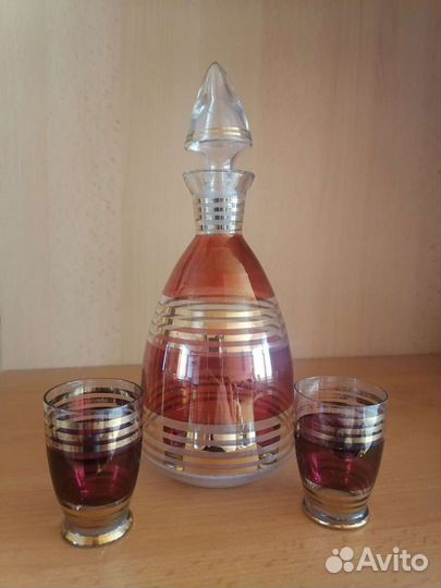 Графин с рюмками СССР