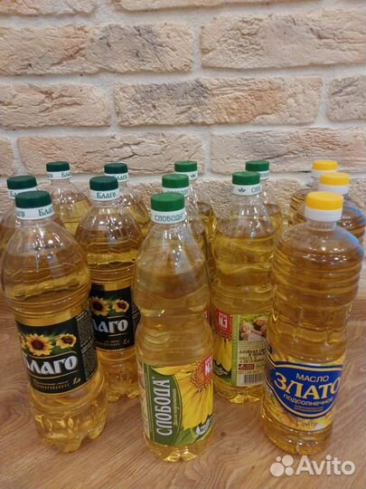 Масло подсолнечное 1 л