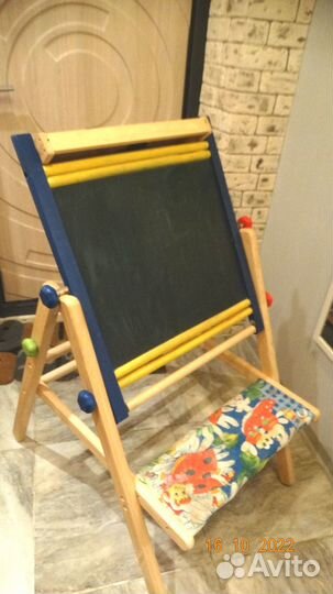 Детский мольберт I’m Toy из Бука (двухсторонний)