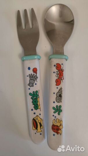 Детские ложка и вилка