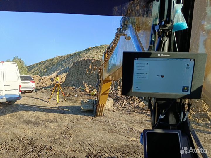 Система 3D нивелирования для экскаватора