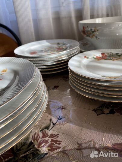 Столовый сервиз гдр jlmenau