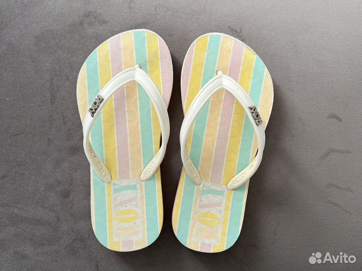 Шлепанцы для девочки Roxy 18,5 см