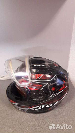 Снегоходный шлем sol sm-2 бу