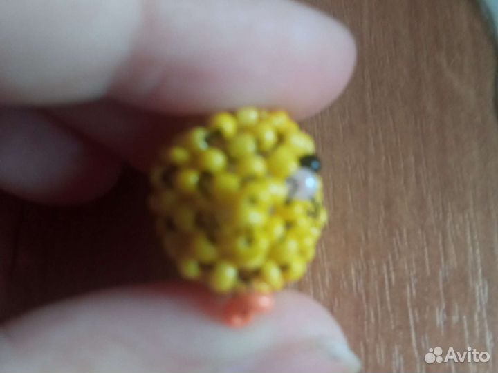Цыпа из бисера Амигуруми