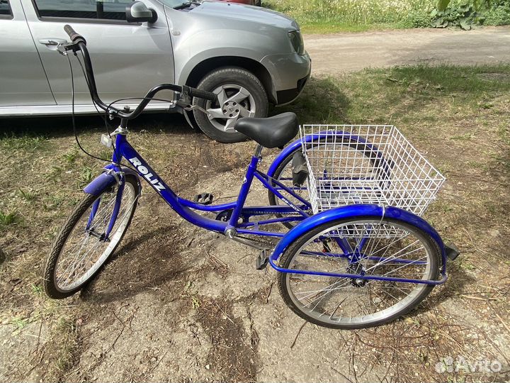 Велосипед взрослый Roliz трехколесный новый