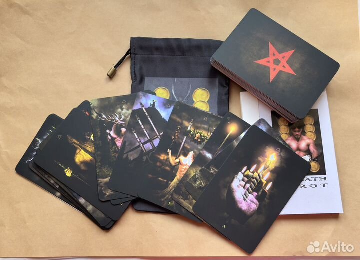 Taro Шаббат, sabbath tarot + брошюра и мешочек