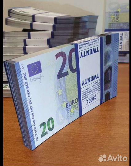 20 евро купюры банка приколов