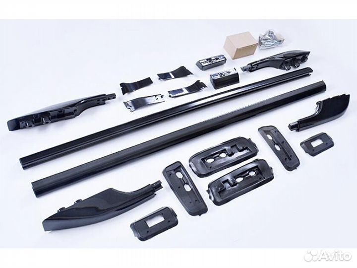 Рейлинги на Toyota Land Cruiser 200 черные