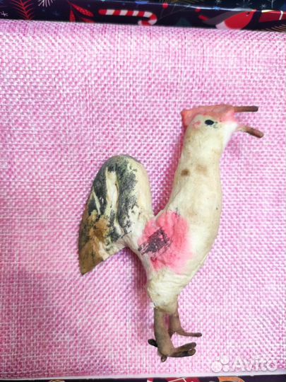 Елочные ватные игрушки