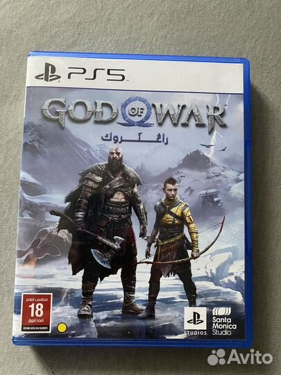 Диск на ps5 god of war ragnarok