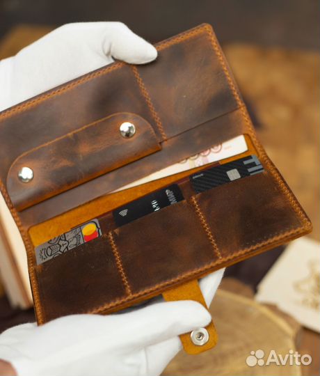 Мужской кошелек портмоне натуральная кожа