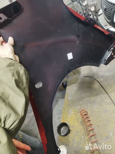 Крыло переднее левое chevrolet spark m300