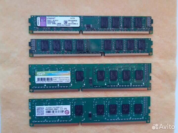 Оперативная память ddr3 2 gb 1333 мгц 4/2 8 гб