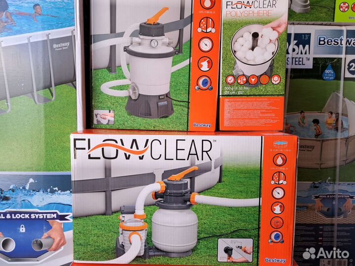 Песочный фильтр насос 5678 л/ч Bestway 58497