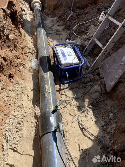 Электромуфтовая сварка пнд труб, врезка в водовод