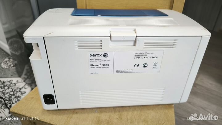 Лазерный принтер Xerox Phaser 3040