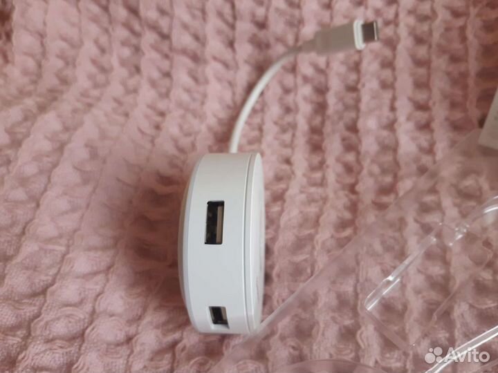 USB хаб (переходник, USB type C hub на 4 USB)