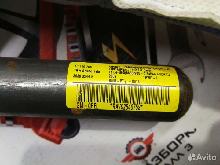 Подушка безопасности боковая Opel Corsa D