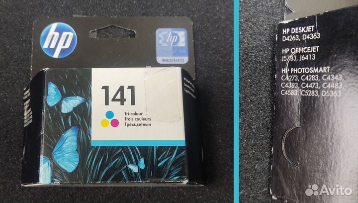 Картриджи hp 141xl,140xl, hp 121 Tri-colour