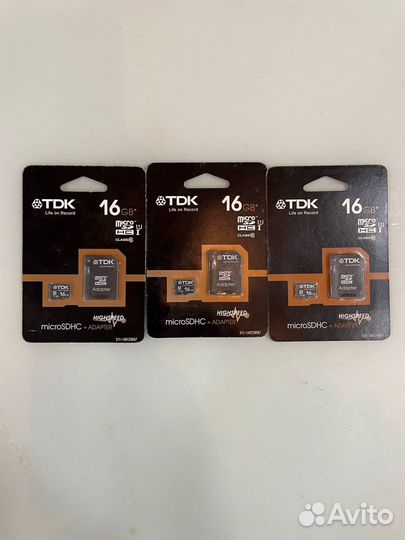 Карта памяти TDK microsdhc 16GB Class 10