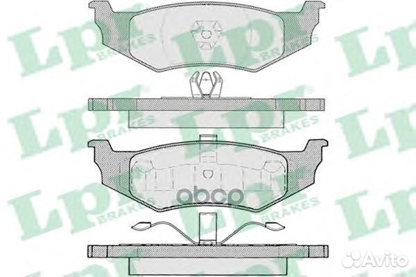 Колодки тормозные chrysler 300M 98-04/PT cruise