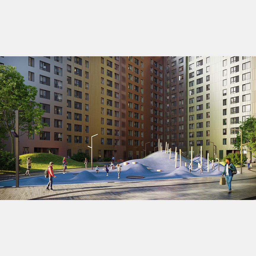 2-к. квартира, 46,6 м², 2/44 эт.