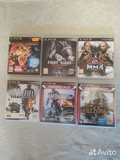 Sony PlayStation 3.Диски.Игры.Лицензия