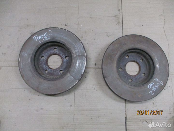 Тормозной диск передний Форд Фокус 2 хэтчбек