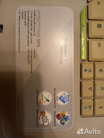 Ноутбук acer бу