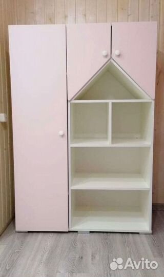 Шкаф-стеллаж Домик в детскую