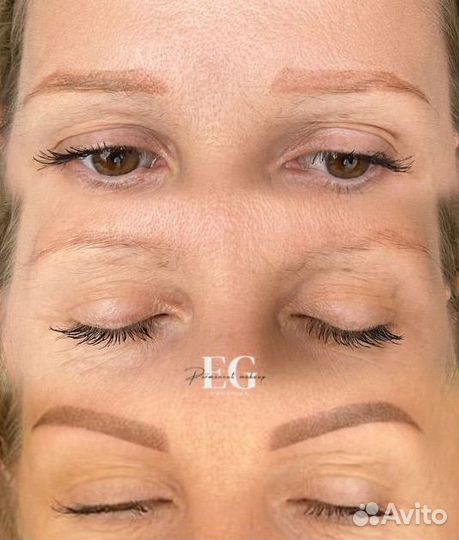 Перманентный макияж бровей