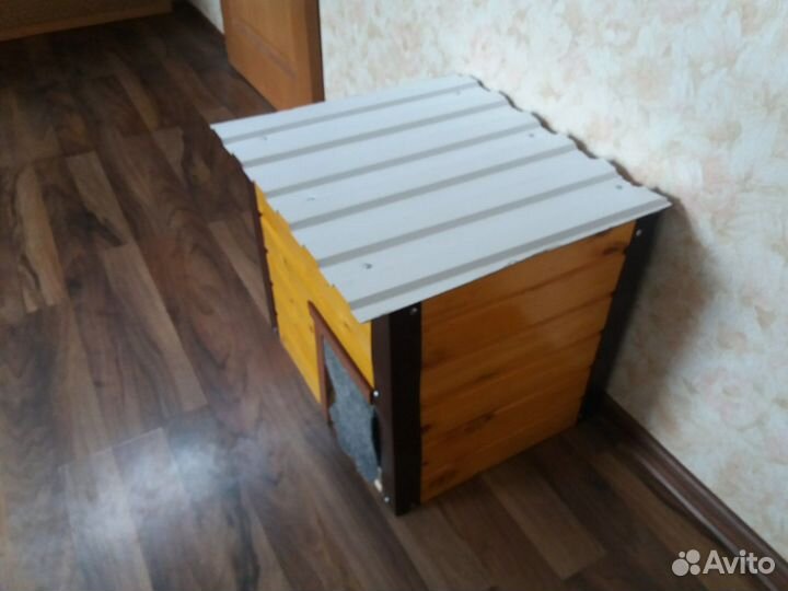 Домик для кошки. Уличный утепленный