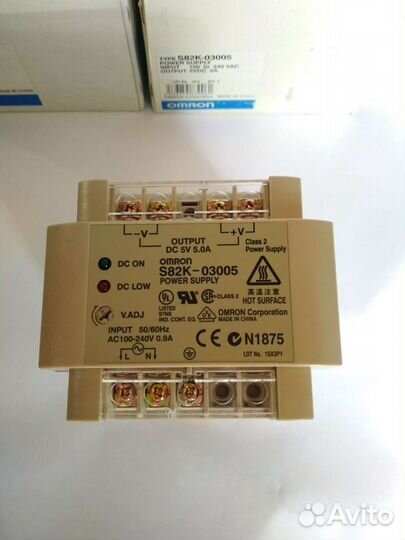 Импульсный блок питания Omron s82k-03005 5V 5.0A