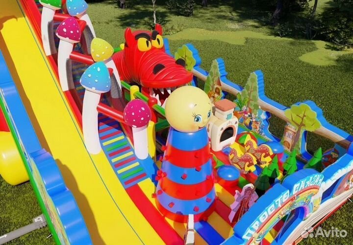 Батут для бизнеса Три богатыря