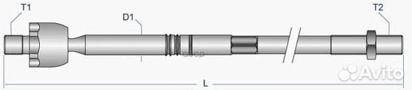 Тяга рулевая перед прав/лев opax1230 Moog