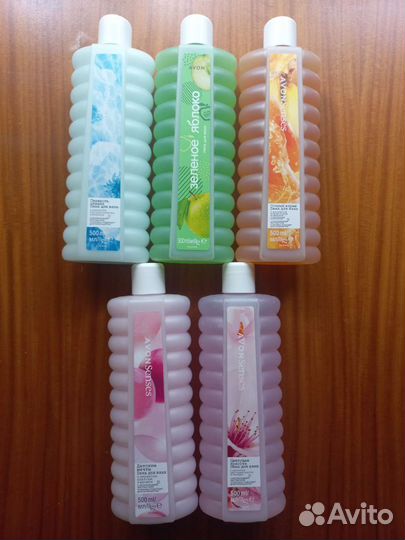 Лосьон для тела и пена для ванн avon