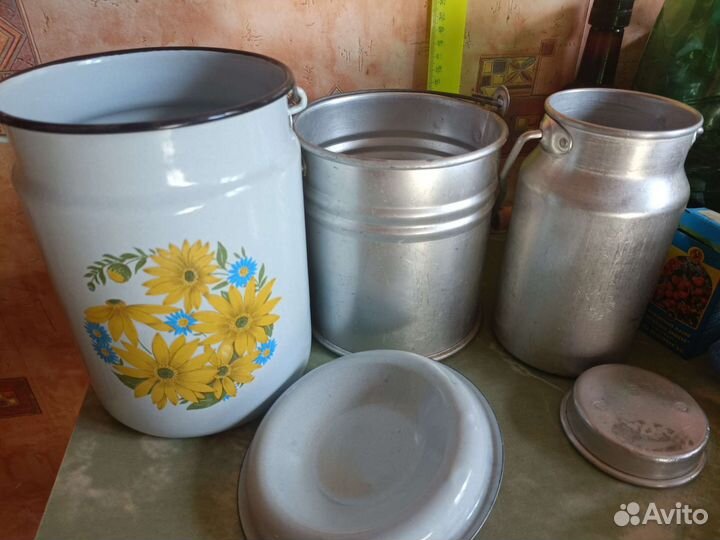 Бидон эмалированный 3 л, СССР