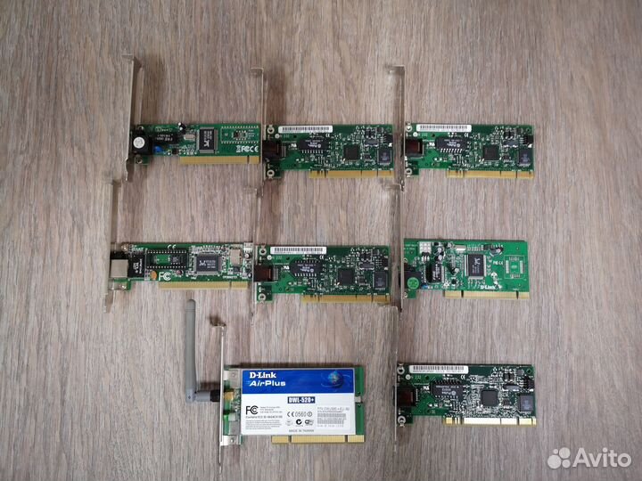 Сетевые PCI карты разные