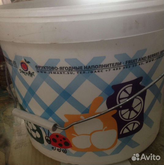 Ведро пластиковое пищевое