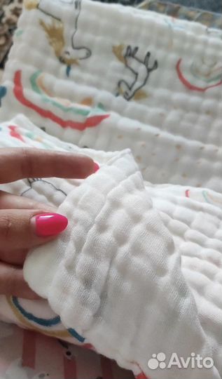 Муслиновый плед детский