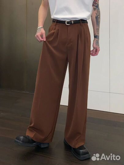 Штаны классические широкие