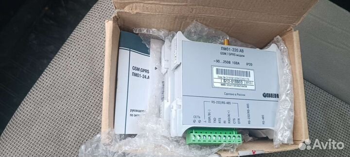 GSM/gprs модем Овен пм01-220.ав