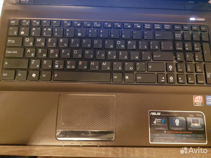 Ноутбук asus x52j