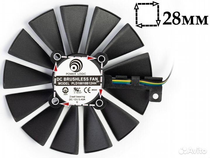 Вентилятор для видеокарт Asus Phoenix RTX2060