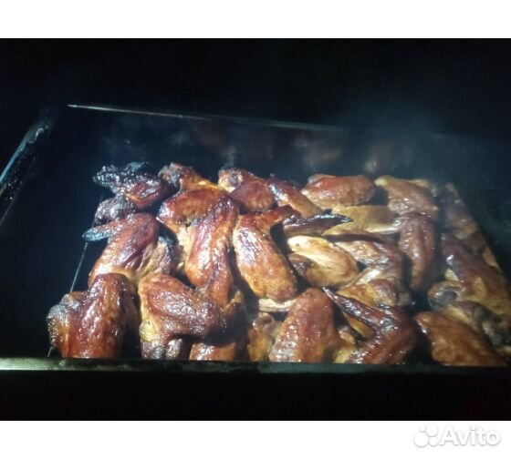 Двухъярусная коптильня 500х270х175 мм (сталь 0,8)