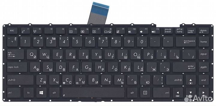 Клавиатура Asus X450L чёрная, OEM