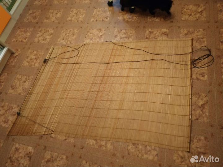 Бамбуковая штора на окно от солнца